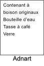 Adnart Contenant    boison originaux Bouteille deau  Tasse  caf Verre